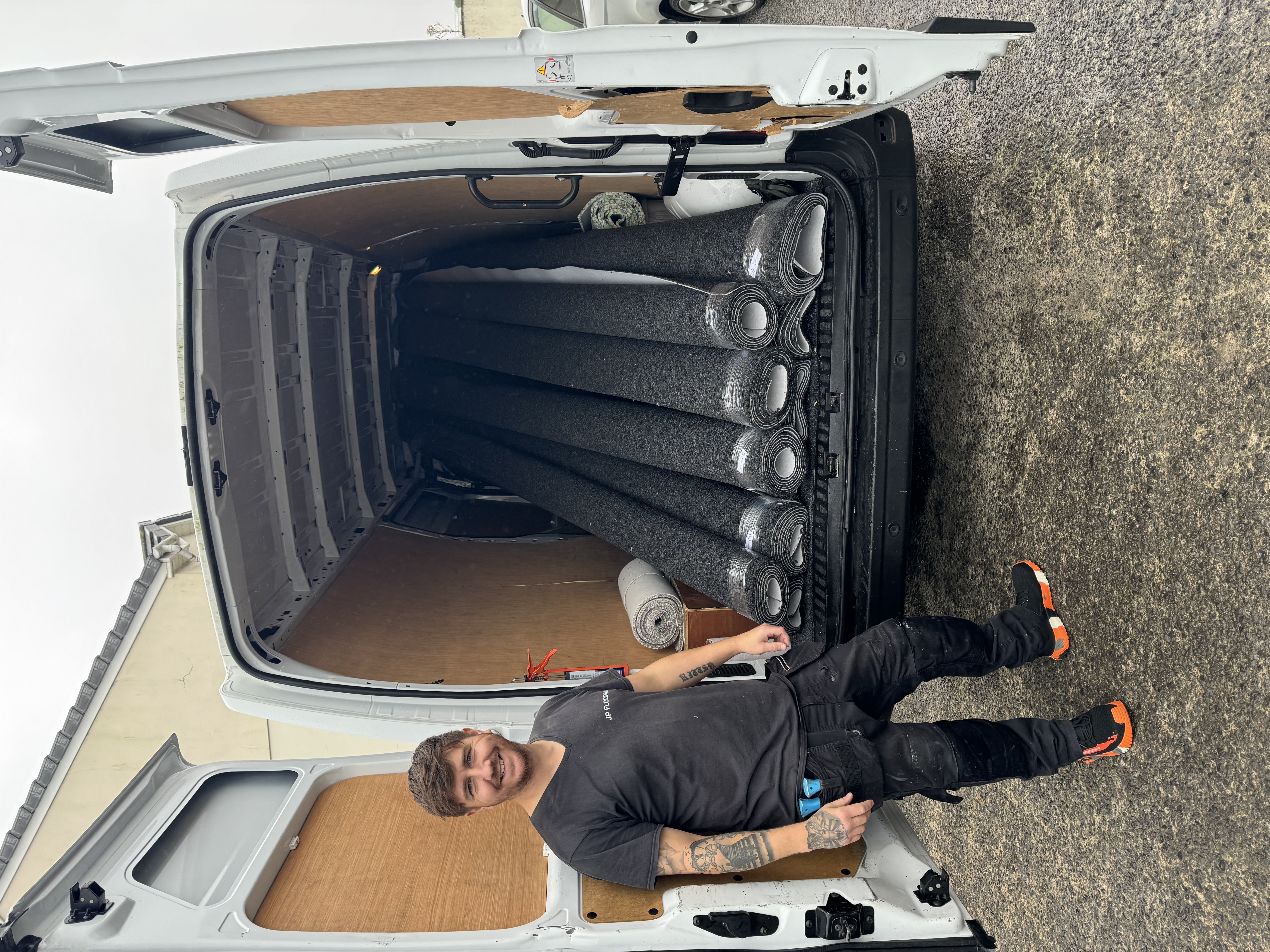 Van on site