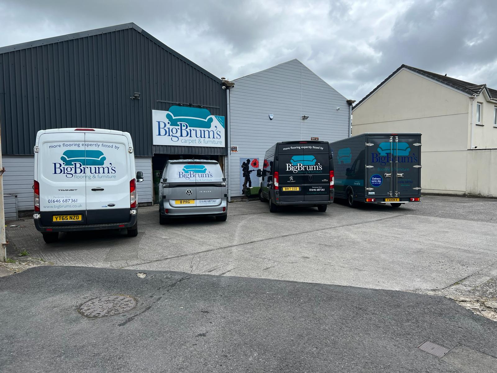 Van on site